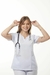 Scrub Nara - Branco - Dra. Jaleco Chic