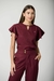 Scrub Maitê - Marsala - Dra. Jaleco Chic
