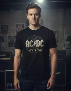 Camiseta AC/DC Rock or Bust na internet