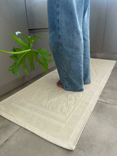 Passadeira Aurora cru 1,45x0,50m - comprar online