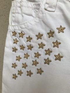 Calça Infantil Branca Baby Club - 6-9 meses - Brechó de Casa