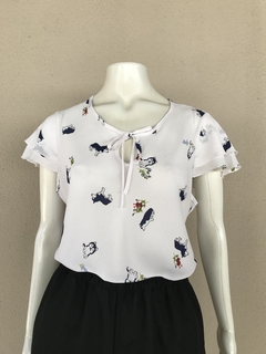 Blusa Dog Crepe - M