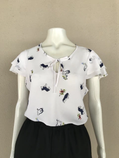 Blusa Dog Crepe - M