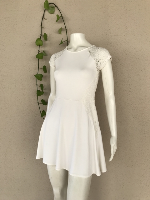 Vestido Zara Girls Off White - 13/14 Anos