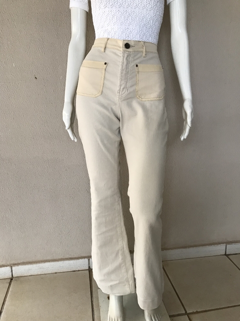Calça Flare Bege FYI - 38