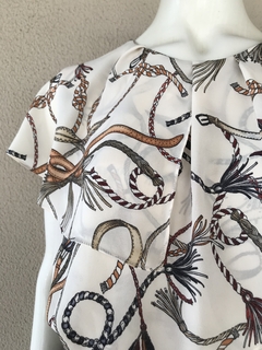 Blusa Zara Estampada - G na internet