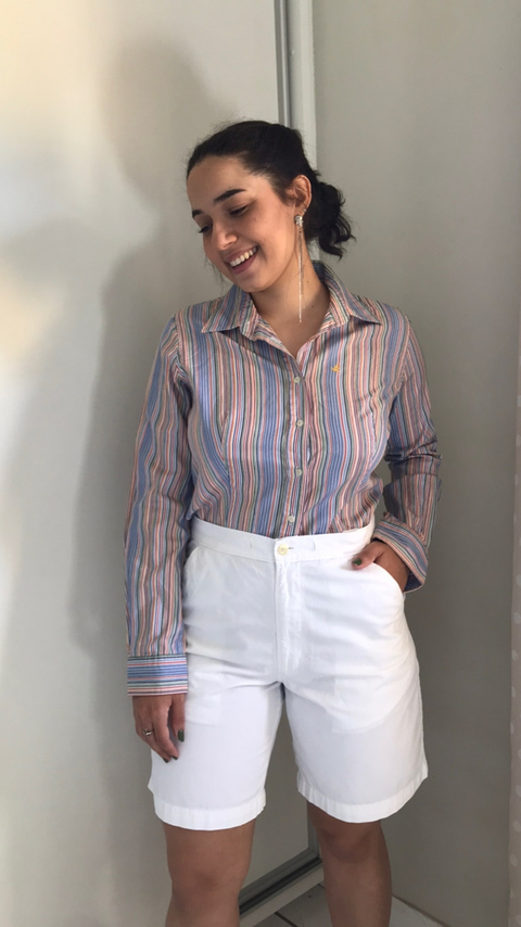 Camisa Listrada Brooksfield - M