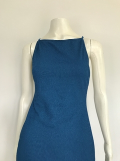 Vestido Azul Terra Santa - 38 - comprar online