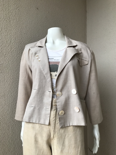 Blazer Bege Escuro - M
