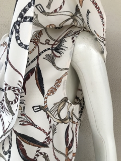 Blusa Zara Estampada - G - Brechó de Casa