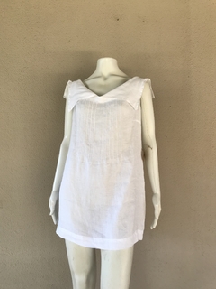 Saída Linho Branco Contraponto - M - comprar online