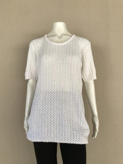 Blusa Tricô Off White - M - loja online