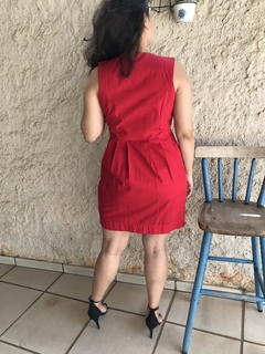 Vestido Vermelho Collins - 38 - loja online