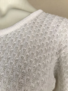 Blusa Tricô Off White - M - comprar online