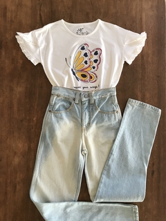 Imagem do Calça Infantil Mom Jeans - 8/10 anos