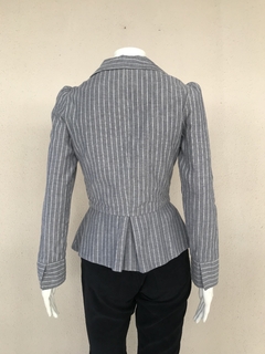 Blazer Cinza Listradinho Hering - P