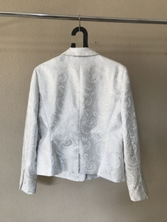 Blazer Branco Metálico Michael Kors - 40 - comprar online