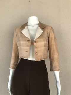 Blazer Cropped Corrêa E Camargo - P - comprar online