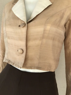 Blazer Cropped Corrêa E Camargo - P - Brechó de Casa