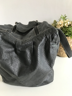 Bolsa De Couro Preto Cat Girl - Brechó de Casa