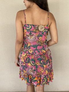 Vestido de Seda Bobstore - P - loja online