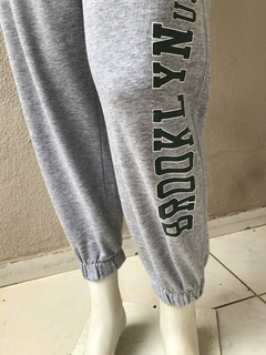 Calça Moletom Cinza Bershka - M