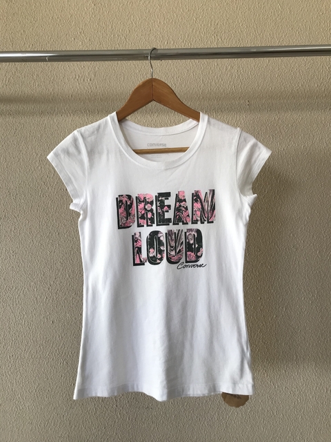 Camiseta Baby Look Converse - M