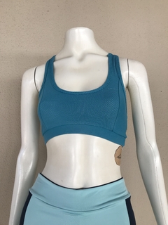 Top Fitness Azul - P