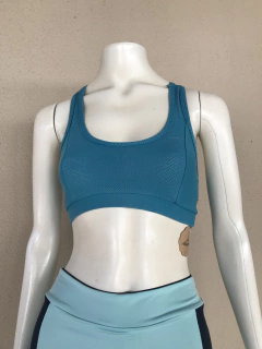 Top Fitness Azul - P