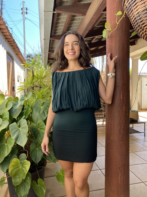 Vestido Verde Regina Salomão - P