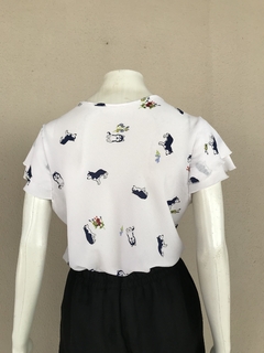 Blusa Dog Crepe - M - loja online