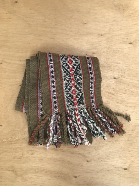 Cachecol Tricô Cores