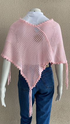 Poncho SLN Rosa - Único - loja online