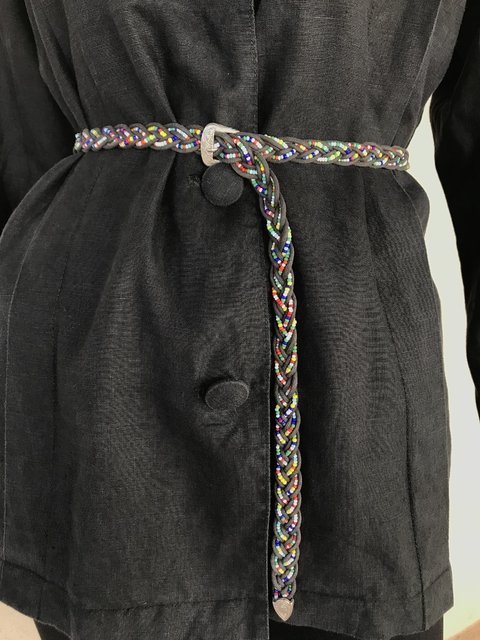 Cinto Trançado Colorido