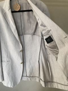 Blazer Bege Listrado VR - G - comprar online