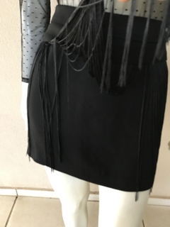 Imagem do Saia Franjas Preto Topshop - P