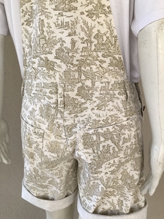 Jardineira Estampada Bobstore - P - comprar online