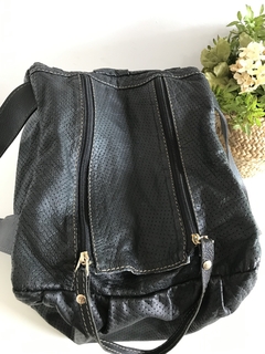 Bolsa De Couro Preto Cat Girl - comprar online