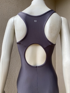 Macaquinho Fitness Oxer Cinza/Verde - P - loja online