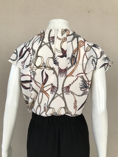 Blusa Zara Estampada - G