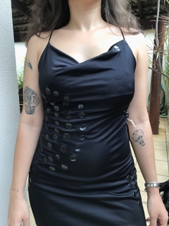 Vestido Longo Preto - P na internet