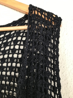 Colete Crochê Preto - M/G