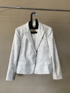 Blazer Branco Metálico Michael Kors - 40 - comprar online