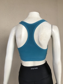 Top Fitness Azul - P - Brechó de Casa