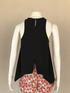 Blusa Bata Preta For You - P - Brechó de Casa