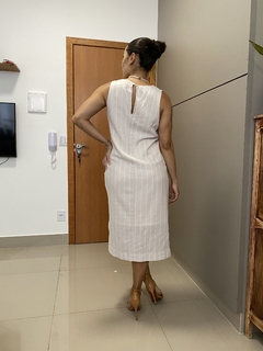 Vestido Bege Sabrina - 38 - comprar online