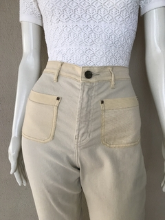 Calça Flare Bege FYI - 38 - comprar online