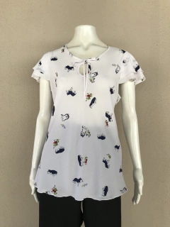 Blusa Dog Crepe - M na internet