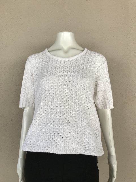 Blusa Tricô Off White - M