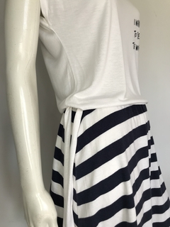 Vestido Listras Hering - P